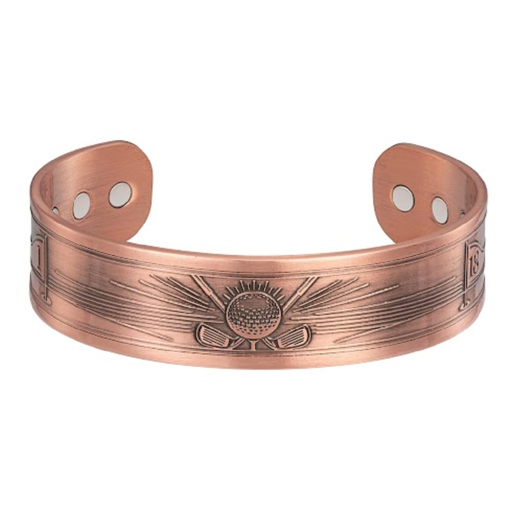 Willis Judd Mens Copper Bangle Golf Bracelet Style 2