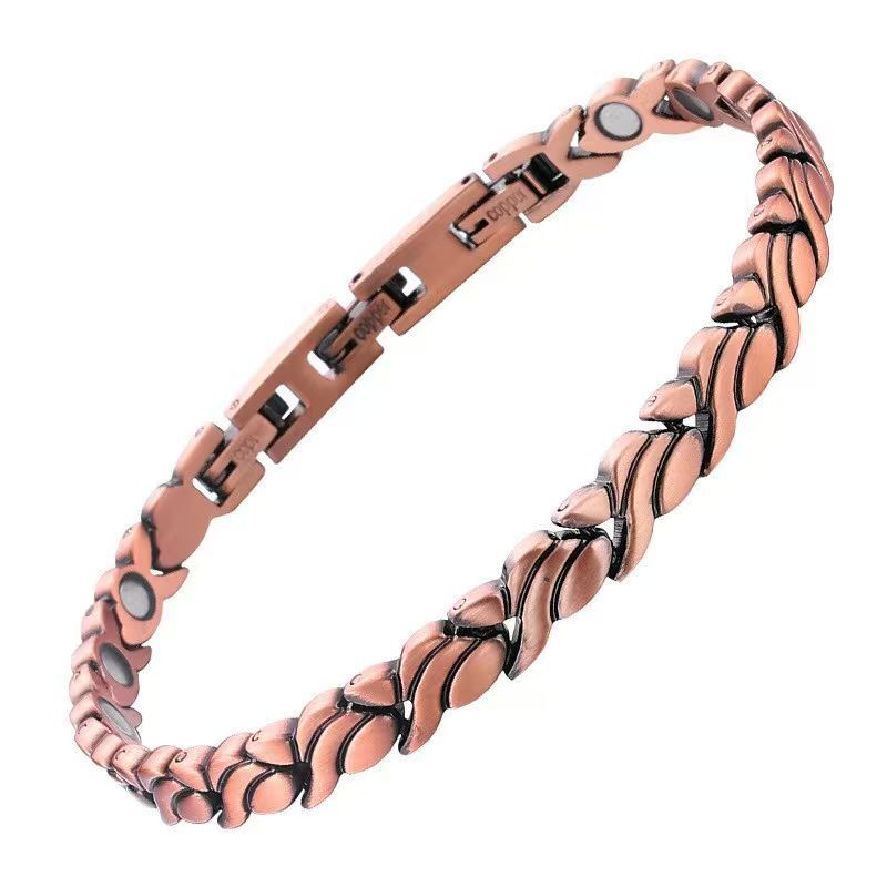 Ladies Natural Pure Copper Magnetic Therapy Anklet