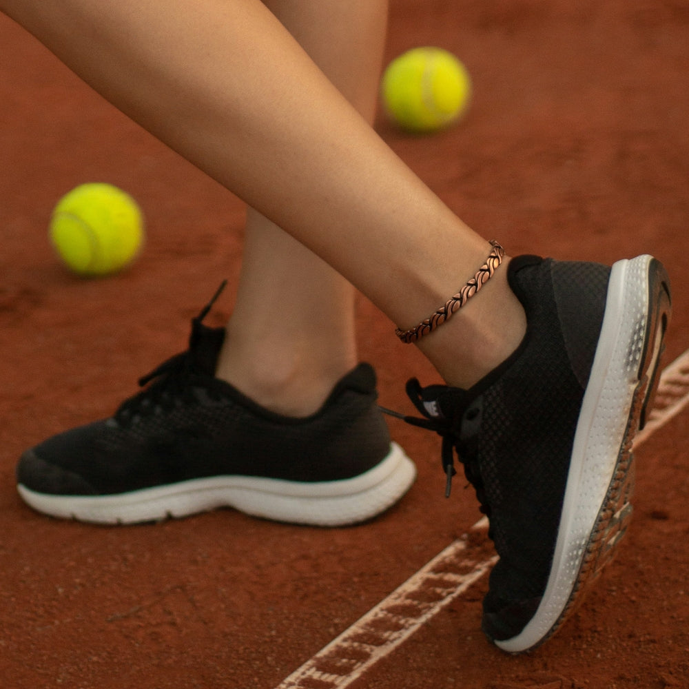 Ladies Natural Pure Copper Magnetic Therapy Anklet