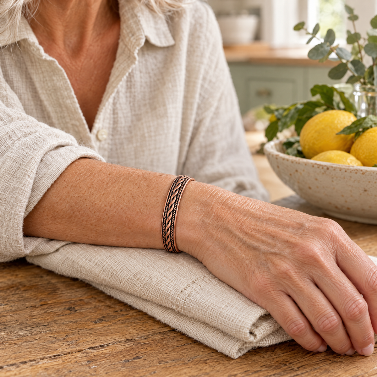 Ladies Pure Copper Magnetic Bracelet