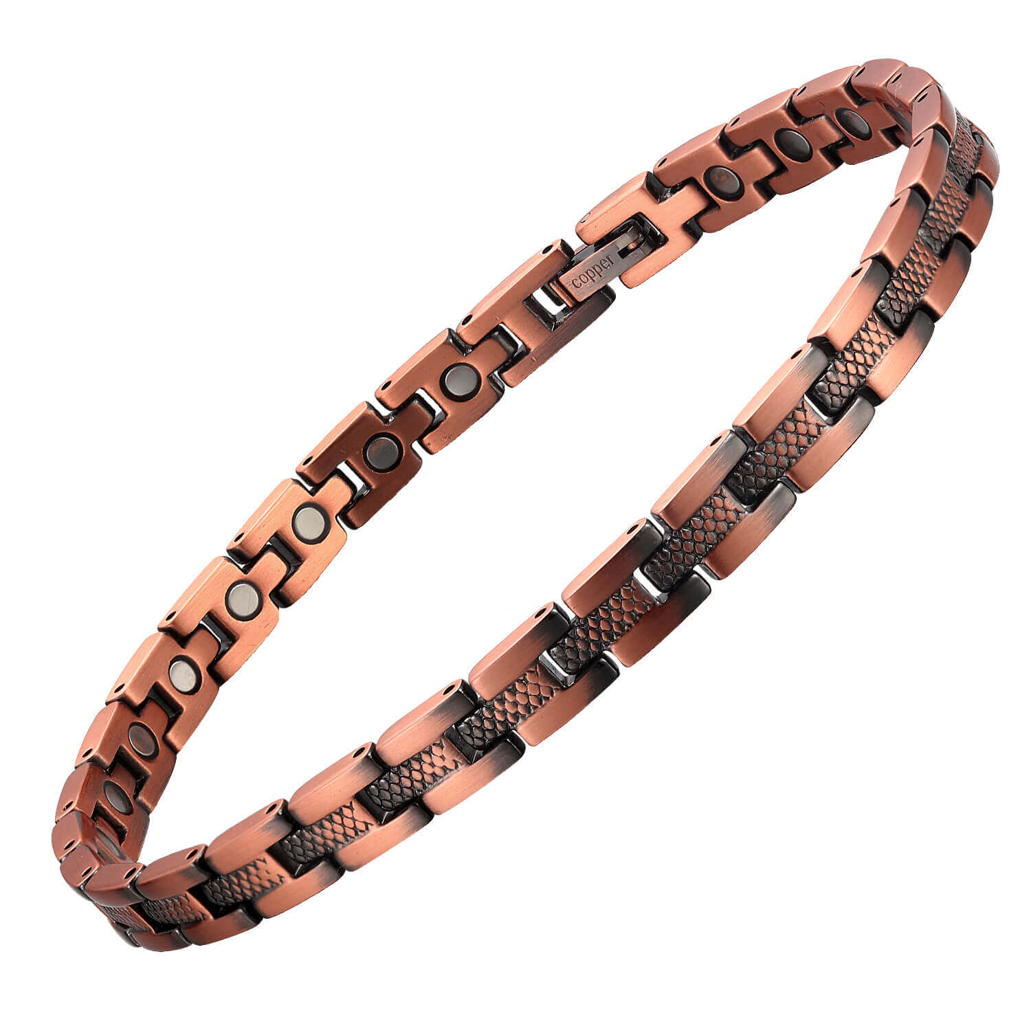 Ladies Strong Copper Magnetic Therapy Bracelet
