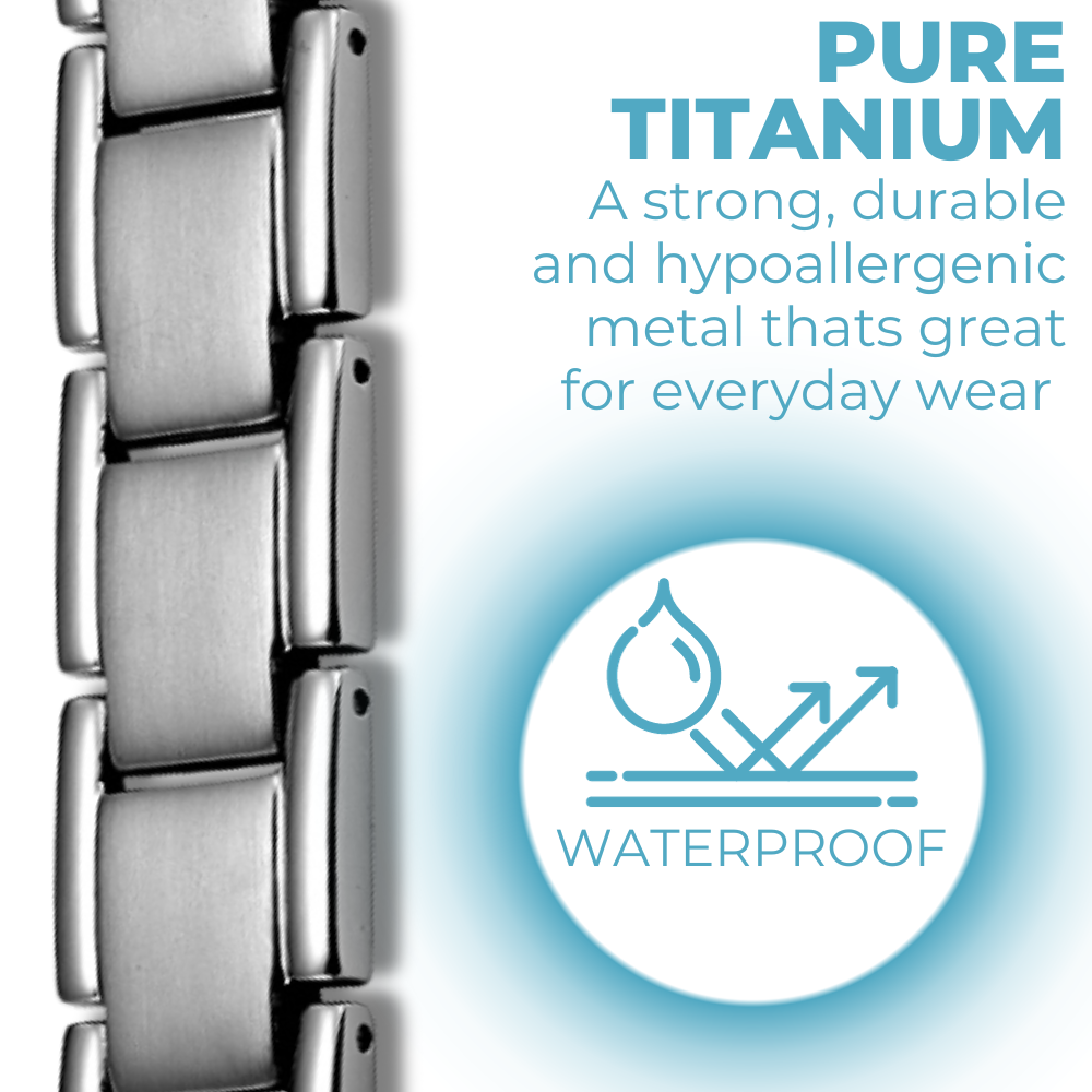 Men's STRONG Double Magnets Magnetic Bracelet Titanium Model