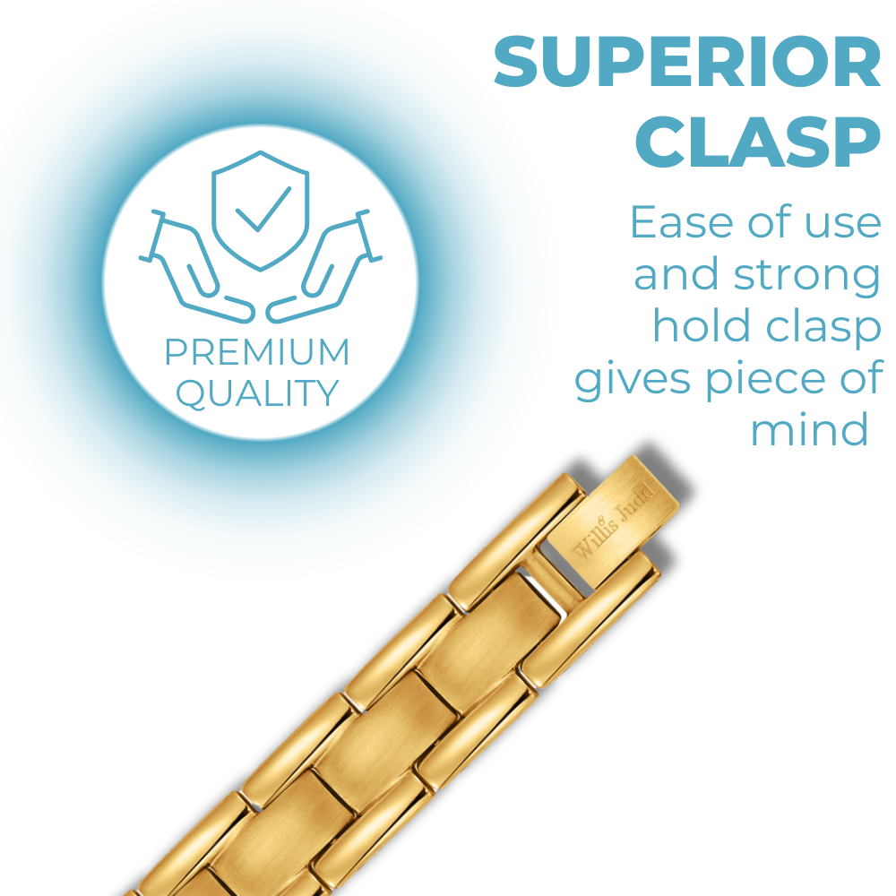 Men's Magnetic Therapy Bracelet - Titanium