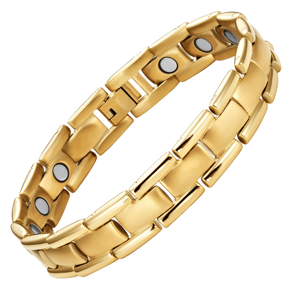 Men's Magnetic Therapy Bracelet - Titanium