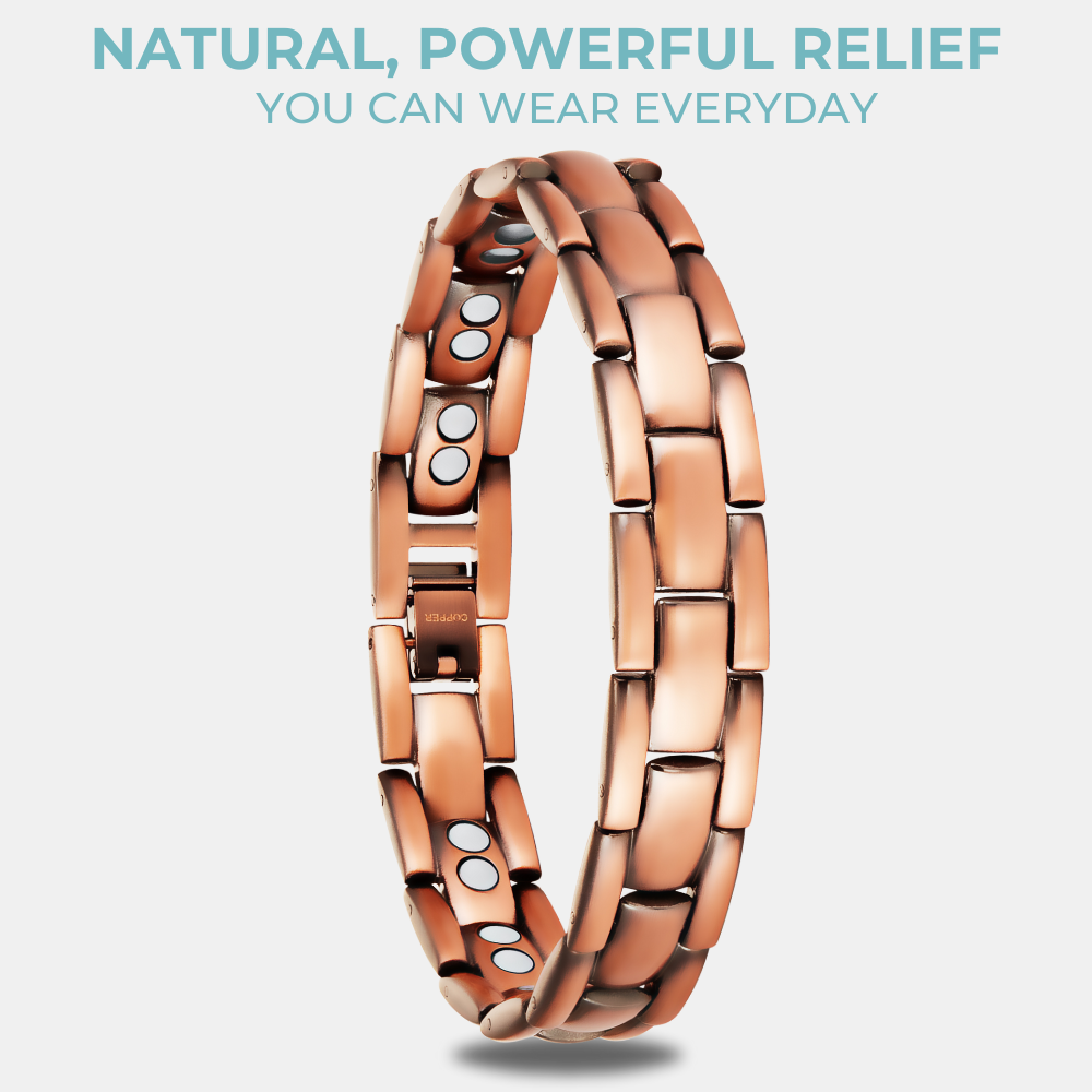 Mens Strong Copper Magnetic Therapy Bracelet