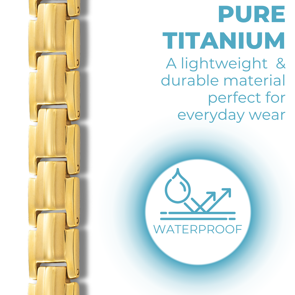 Ladies Four Elements Titanium Magnetic Bracelet