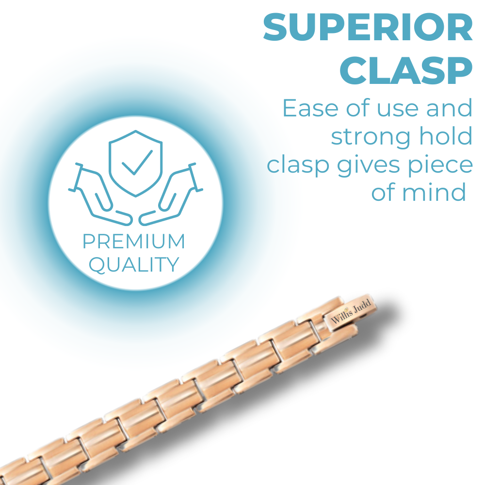 Ladies Double Row Magnetic Titanium Bracelet