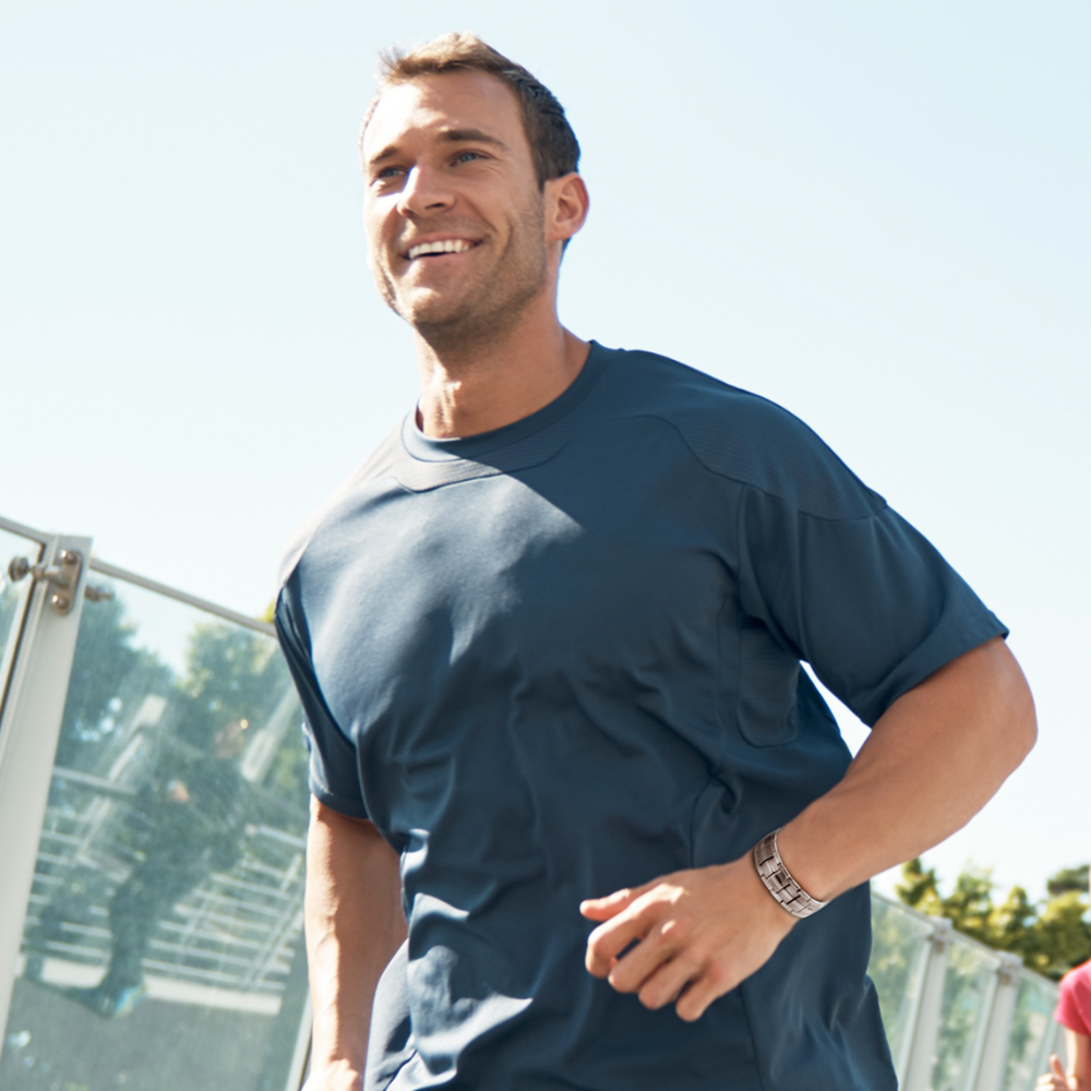 Strongest Magnetic Bracelet For Men - New Design- Silver