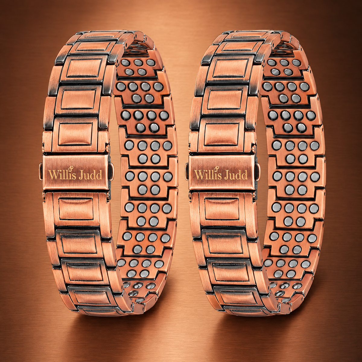 6-Magnet Copper Bracelet Twin Pack