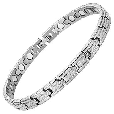 Ladies Magnetic Titanium Anklet Free Resizing Tool Gift Box