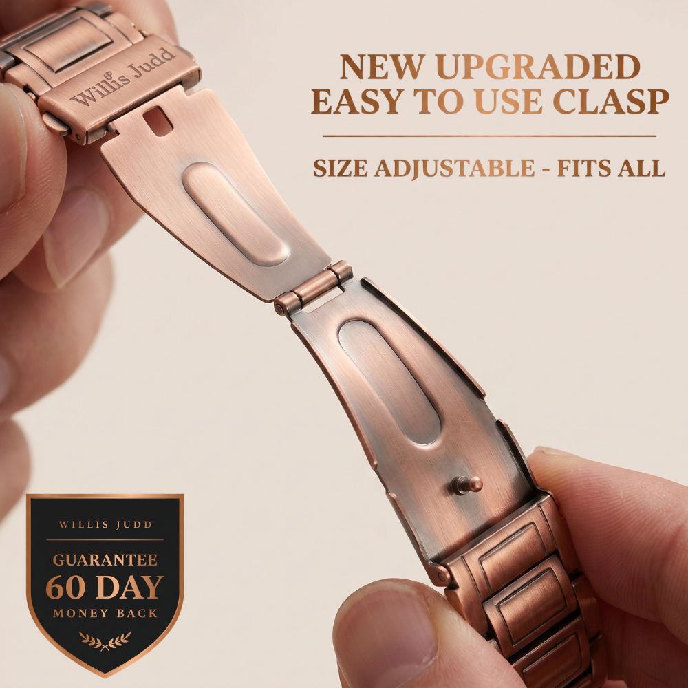 Men's Copper Magnetic Bracelet TRIPLE Power