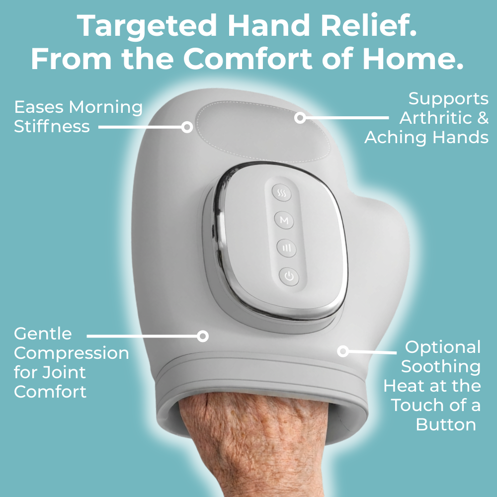 electric hand massager glove with heat