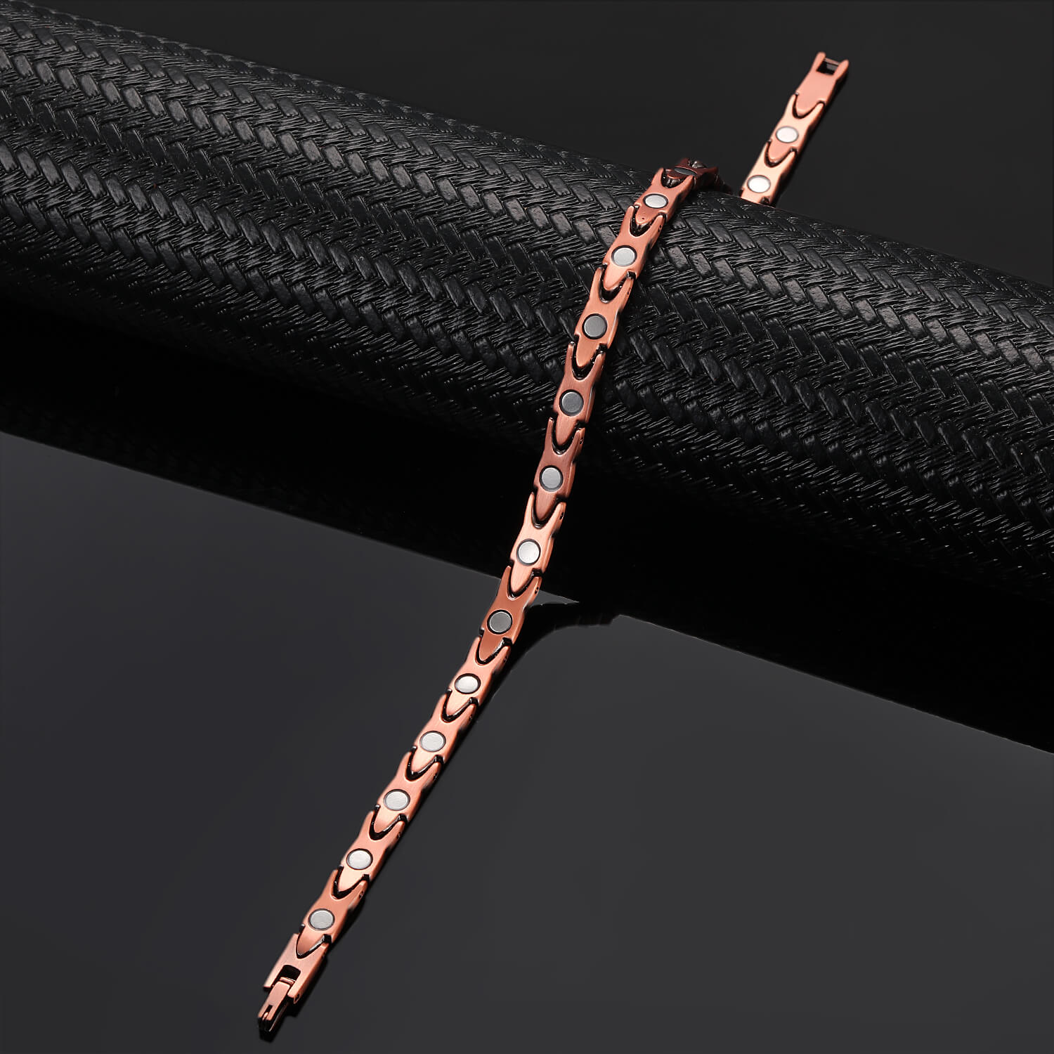 Ladies Solid Copper Magnetic Therapy Anklet