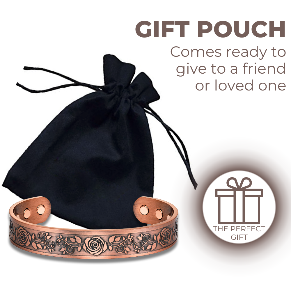Willis Judd Mens Copper Wild Rose Bangle