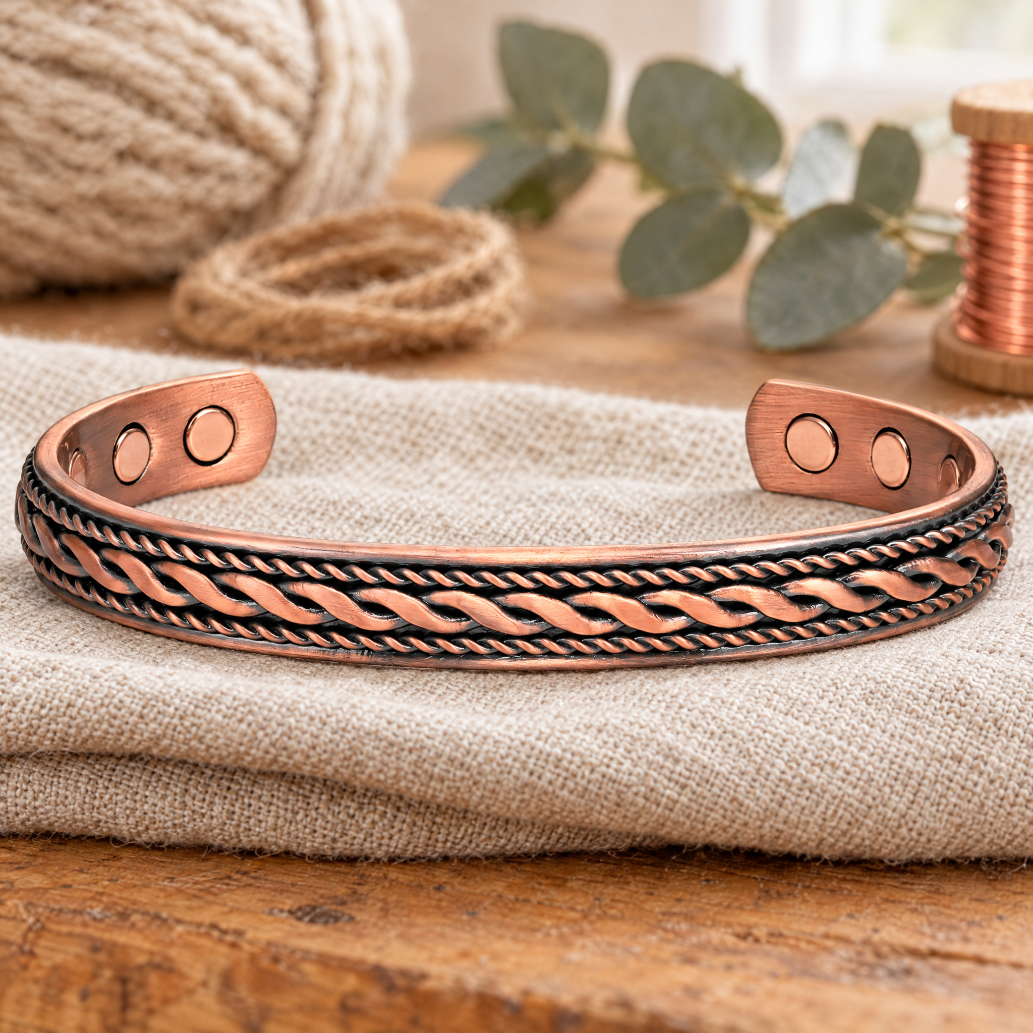 Ladies Pure Copper Magnetic Bracelet