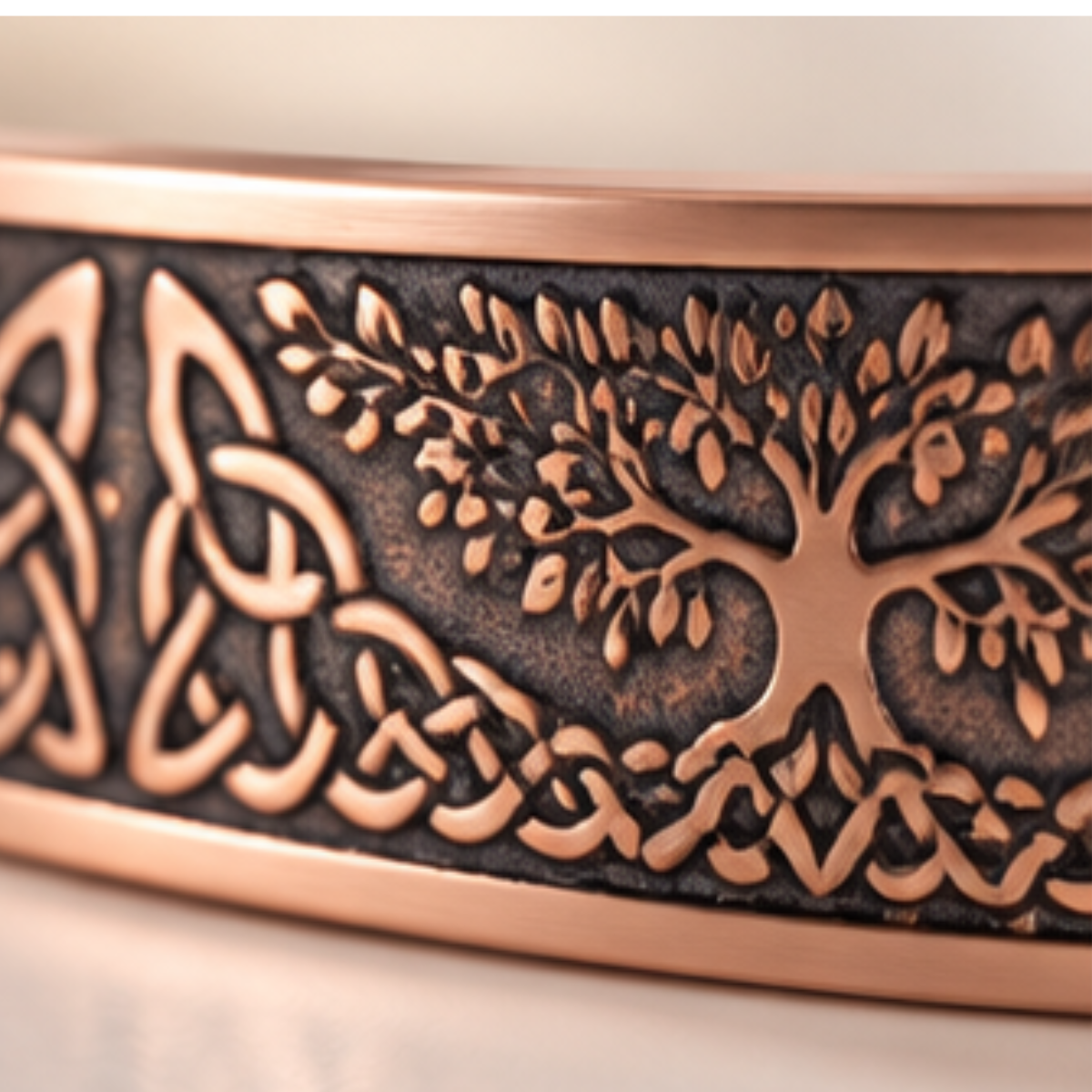 Willis Judd Pure Copper Tree of Life Ladies Bangle Bracelet