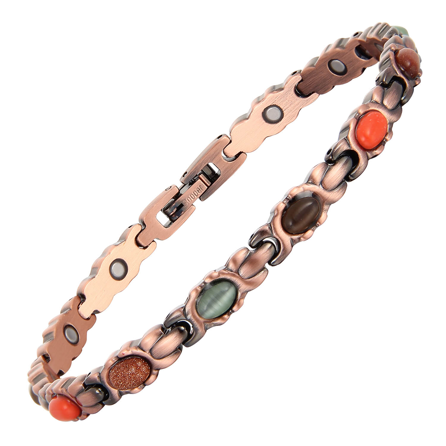 Ladies Copper Magnetic Therapy Bracelet - autumn