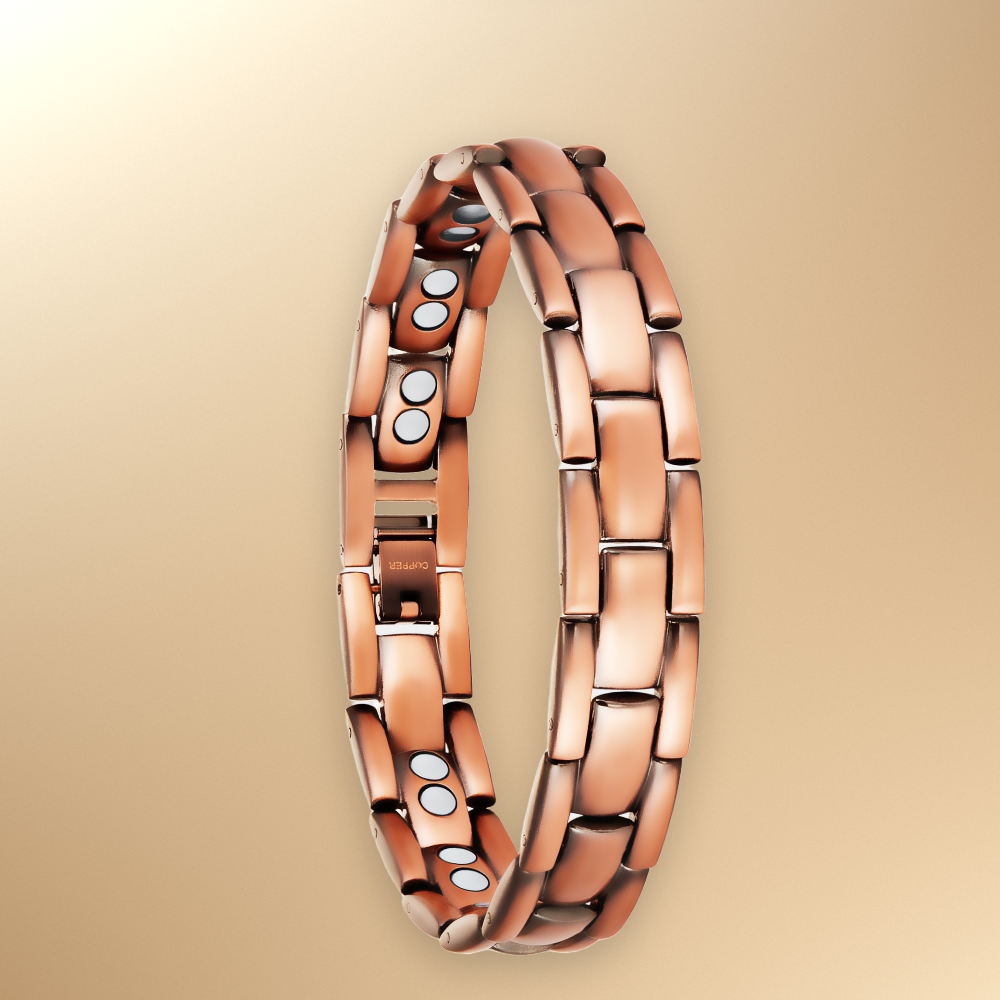 Mens Strong Copper Magnetic Therapy Bracelet