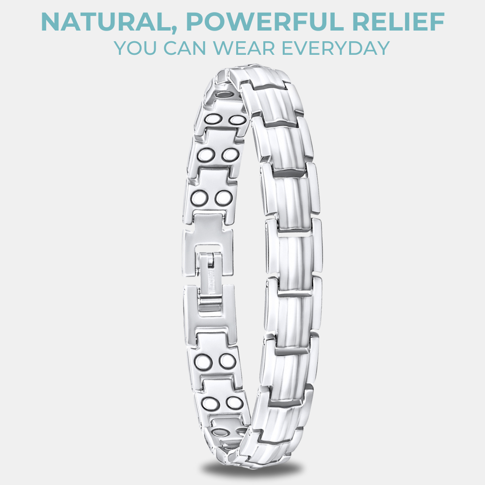 Ladies Double Row Magnets Titanium Magnetic Bracelet