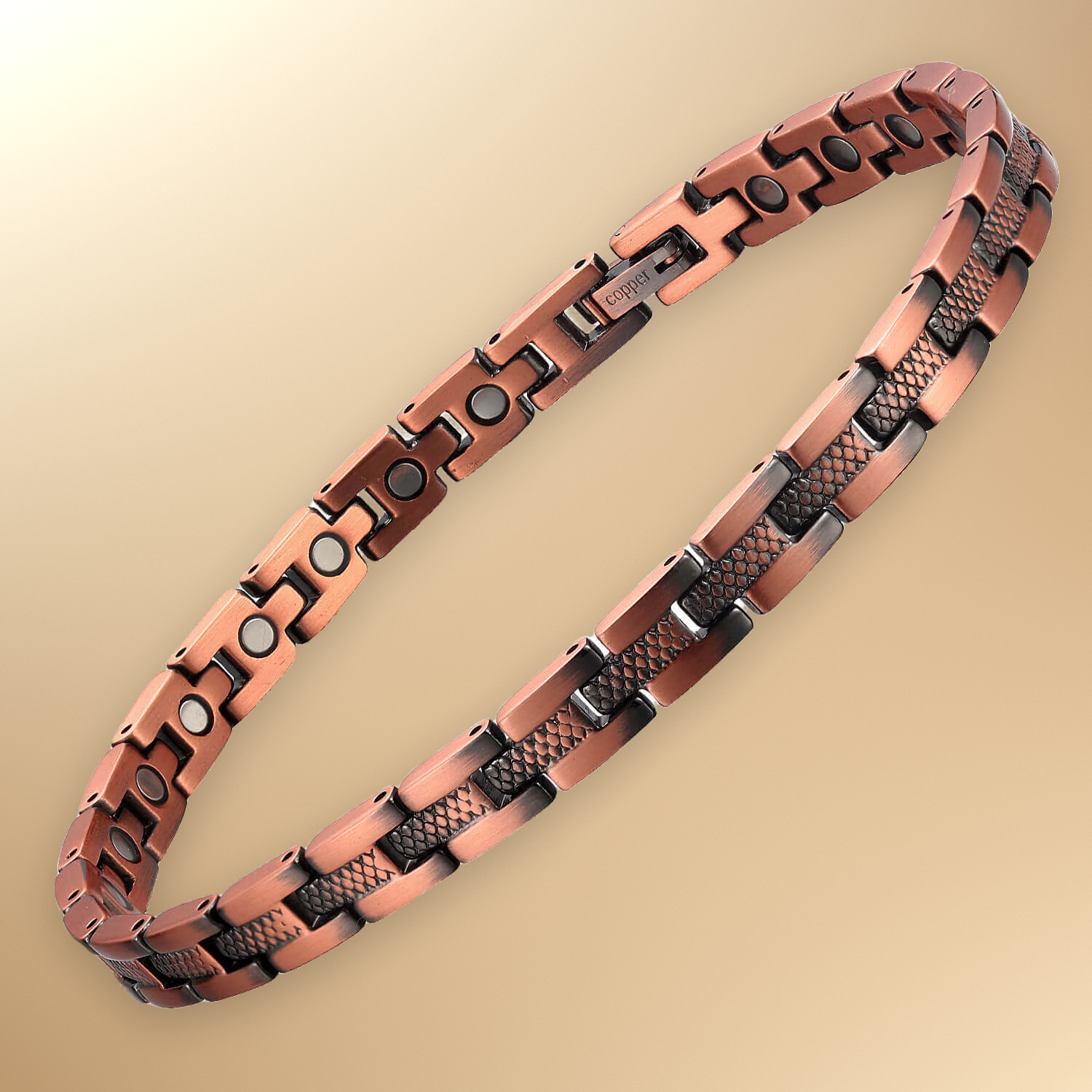 Strong Copper Magnetic Therapy Anklet