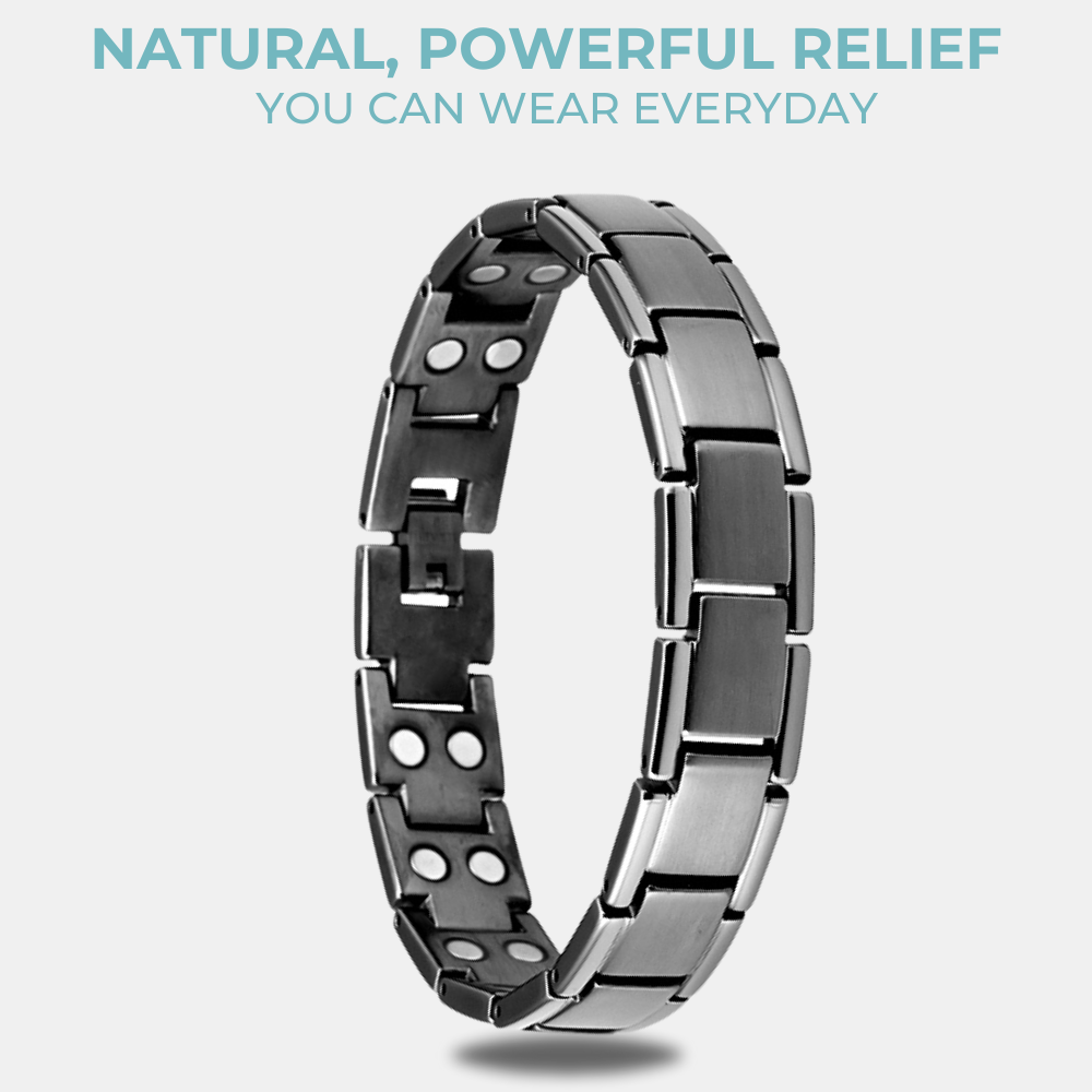 Men's Double Row Titanium Magnetic Bracelet