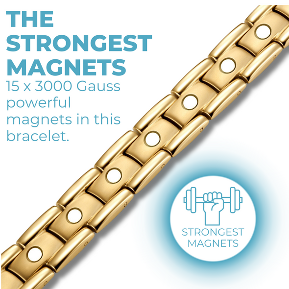 Men's Titanium Magnetic Therapy Bracelet