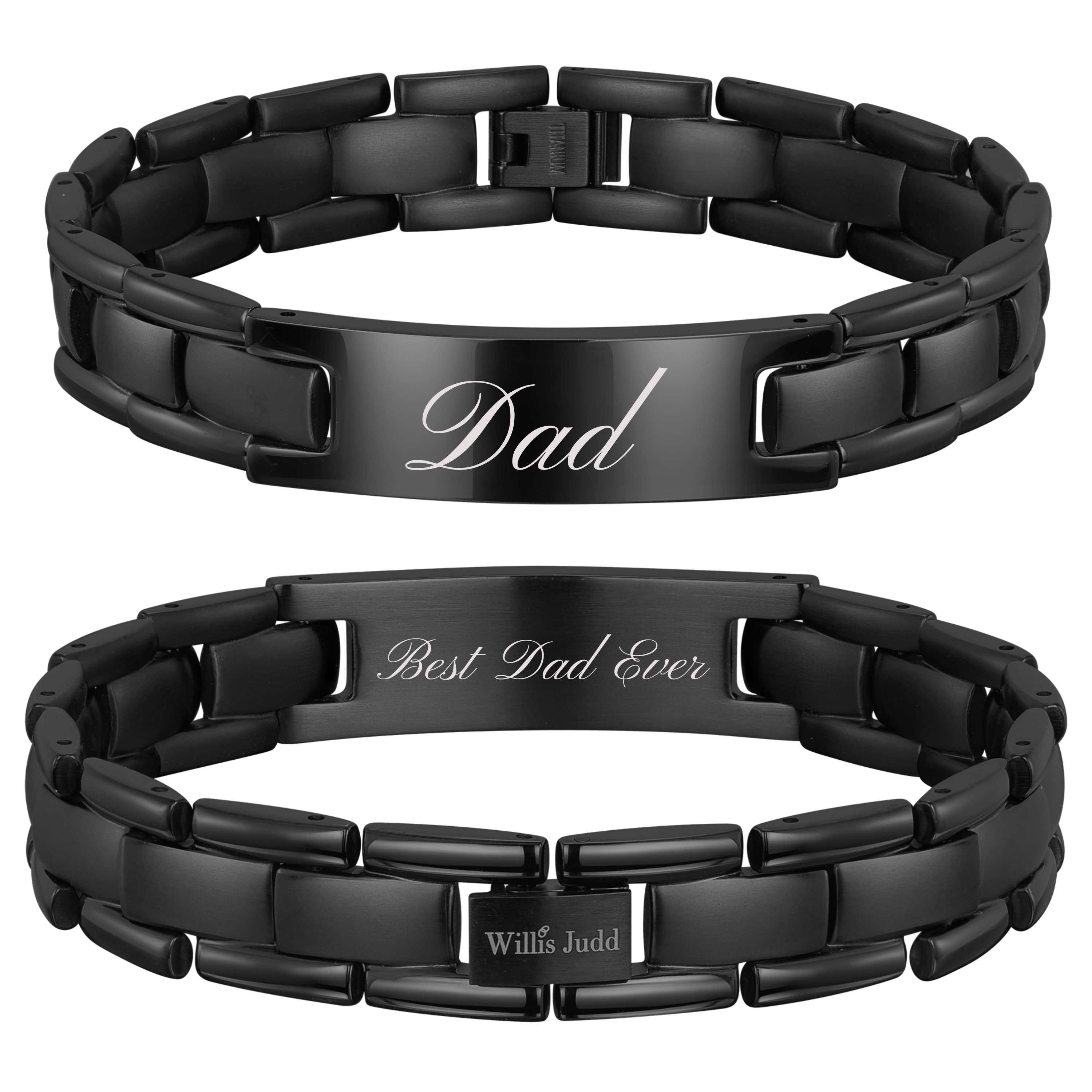 Dad top engraved bracelet