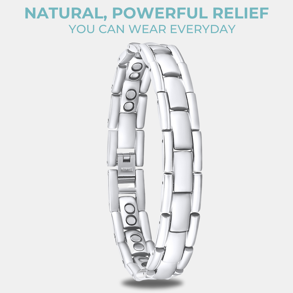 Mens Titanium Magnetic Therapy Bracelet