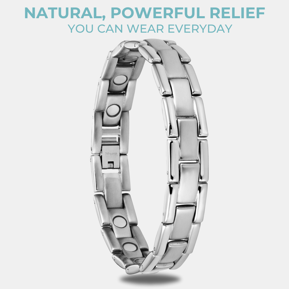 Mens Titanium Magnetic Therapy Bracelet