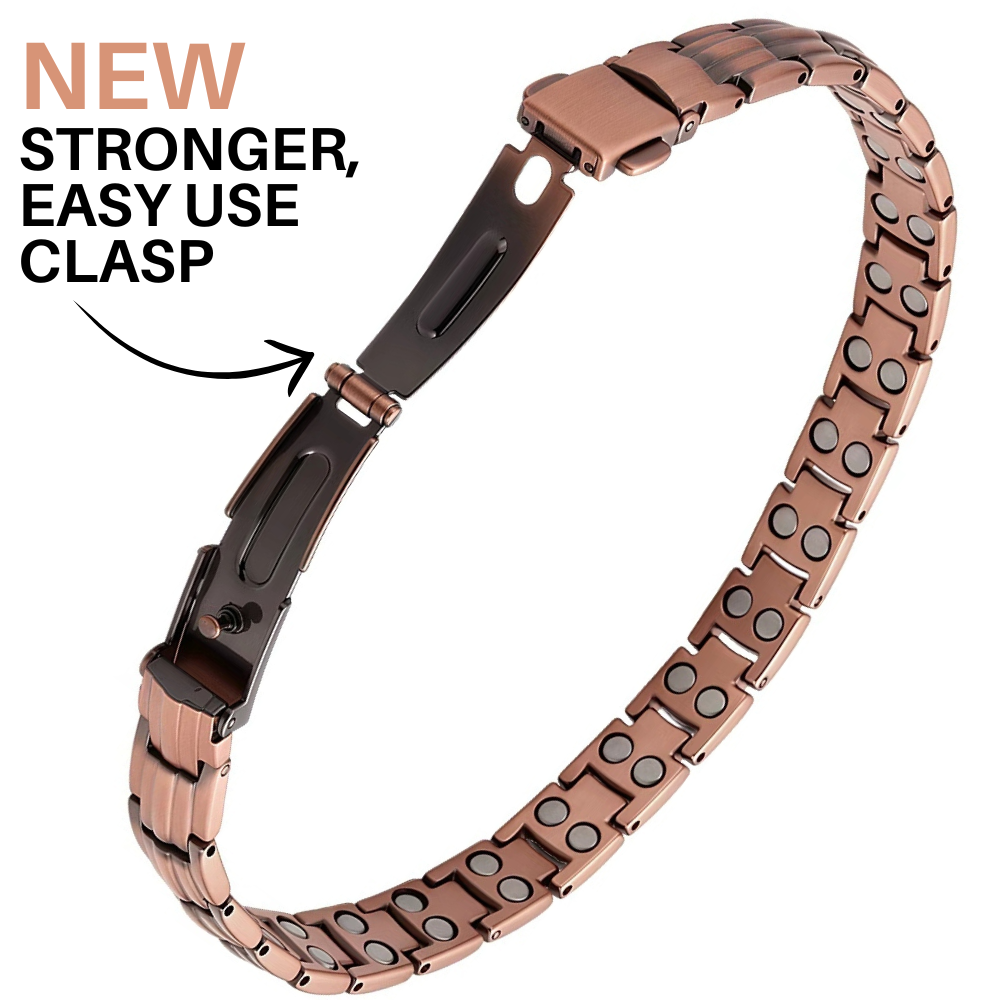 Ladies Copper Magnetic Bracelet NEW 2026 Model Double Strength