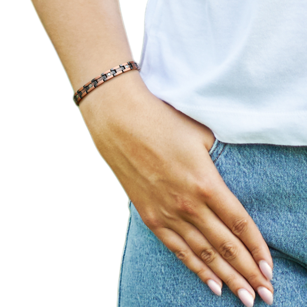 Ladies Strong Copper Magnetic Therapy Bracelet
