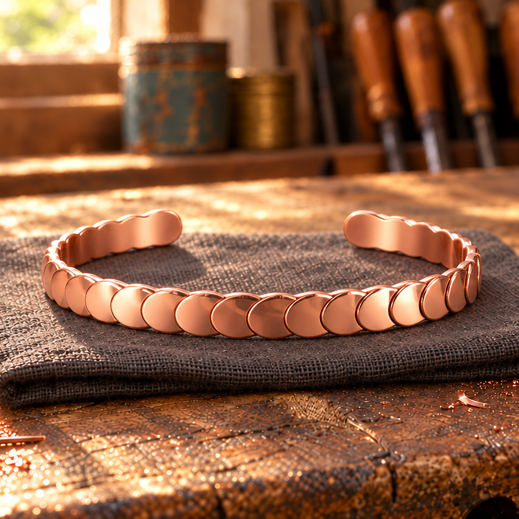 Twine Copper Cuff