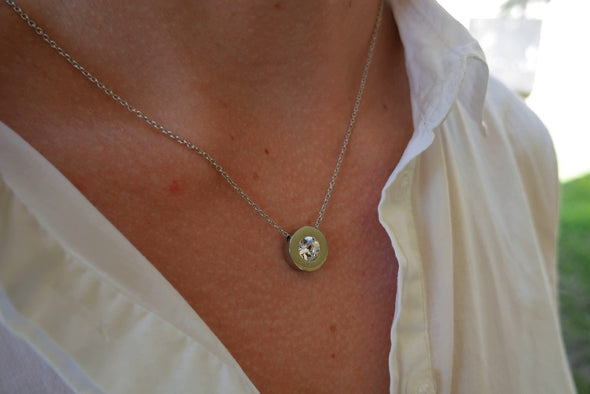 Ladies Gem Stone Magnetic Necklace