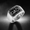 Mens Dad Engraved Ring - Love You In Gift Pouch