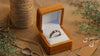Willis Judd Wedding ring in wooden ring gift box