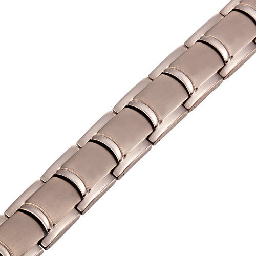 New Men's Bronze Titanium Magnetic Bracelet