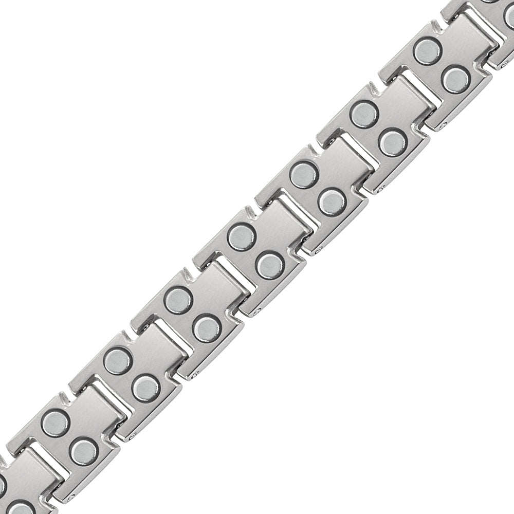 Ladies Double Row Magnets Titanium Magnetic Bracelet