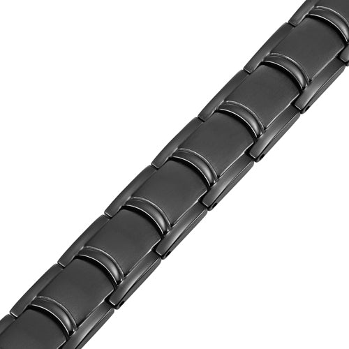Men's All Black Titanium Magnetic Bracelet