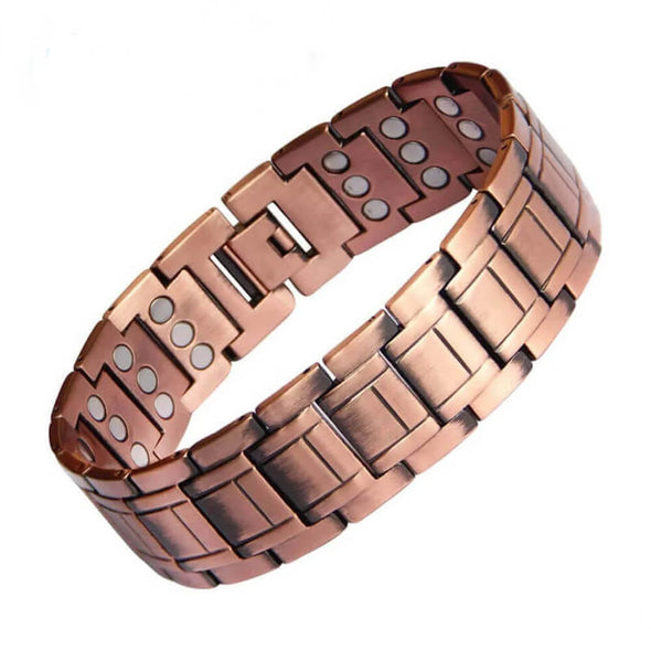 Mens 21mm Triple Magnets Copper Bracelet - LIMITED EDITION